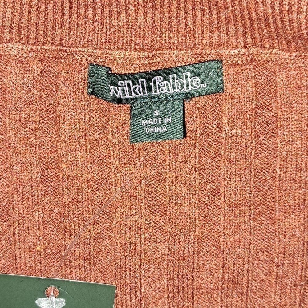 Wild Fable Knitwear Size Small Rust NWT - Picture 3 of 9